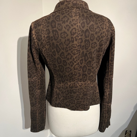 Anthropologie, Marrakech Marni Leopard Moto Jacket, Size S - Picture 4 of 6
